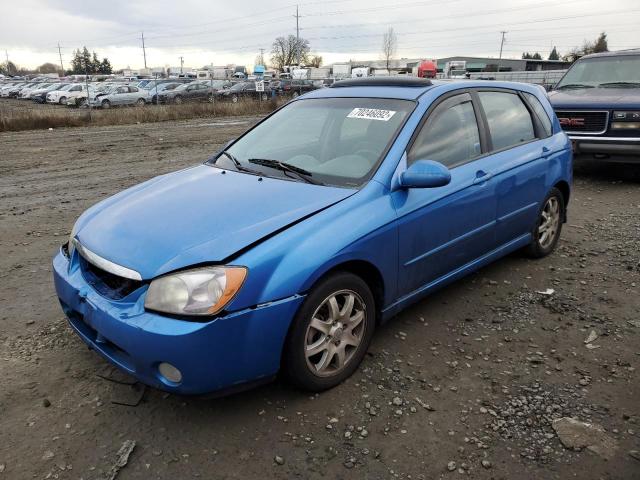 KNAFE161665364921 - 2006 KIA SPECTRA5 BLUE photo 1