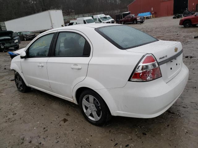 KL1TD56E09B349833 - 2009 CHEVROLET AVEO LS 白色 照片 2