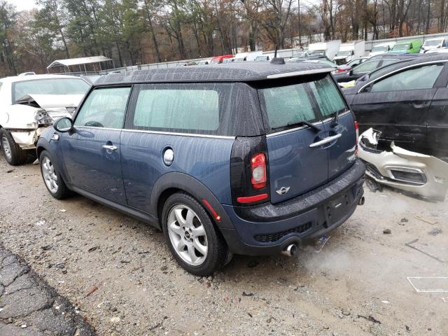 WMWMM33569TP74034 - 2009 MINI COOPER S C BLUE photo 2