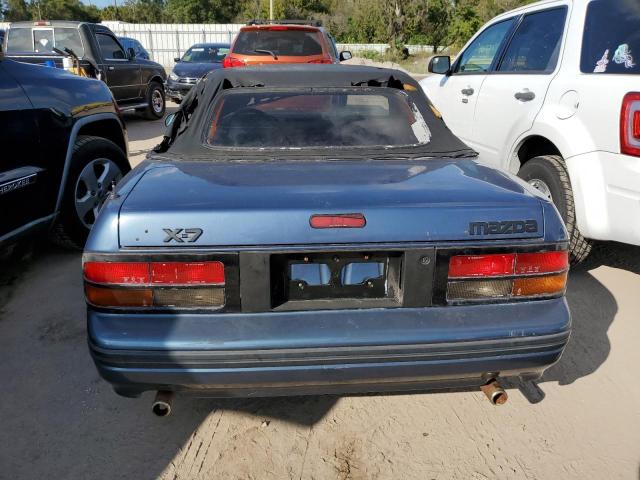 JM1FC351XJ0100466 - 1988 MAZDA RX7 BLUE photo 6