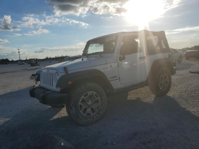 1C4GJWAG7GL224062 - 2016 JEEP WRANGLER S WHITE photo 1