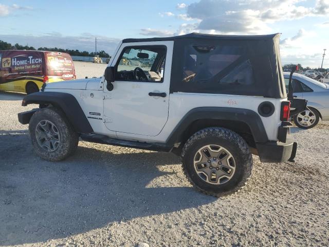 1C4GJWAG7GL224062 - 2016 JEEP WRANGLER S WHITE photo 2