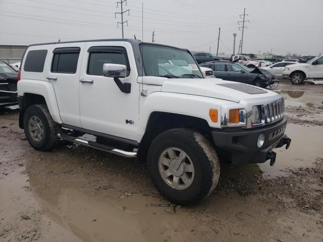5GTDN13E378167182 - 2007 HUMMER H3 WHITE photo 4