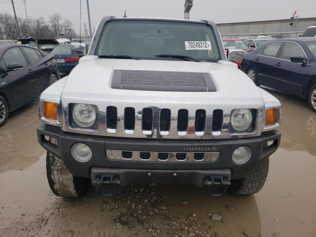 5GTDN13E378167182 - 2007 HUMMER H3 WHITE photo 5