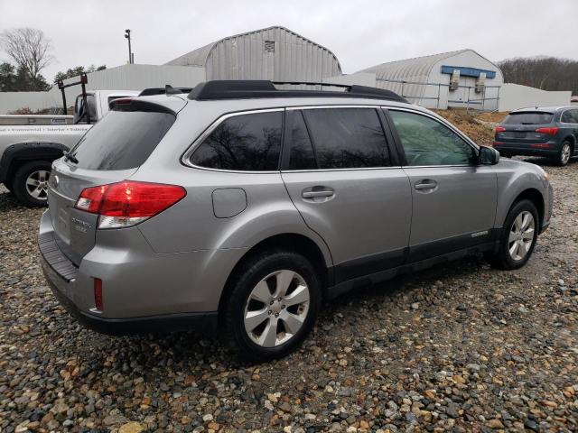 4S4BRBKC8B3322285 - 2011 SUBARU OUTBACK SILVER photo 3