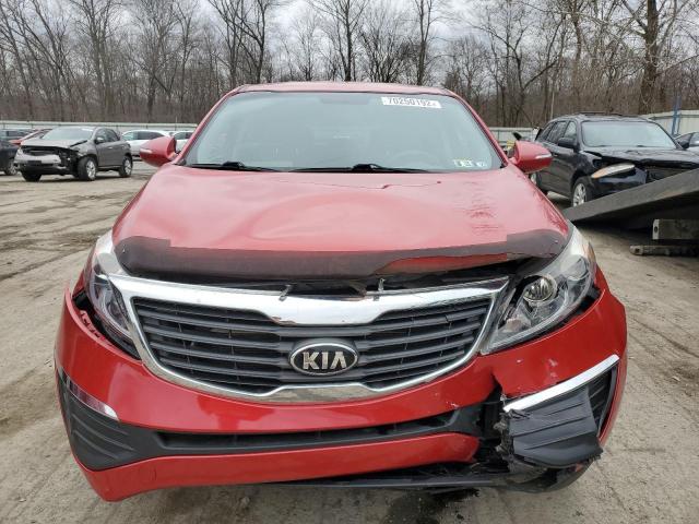 KNDPB3A23D7536822 - 2013 KIA SPORTAGE B RED photo 5