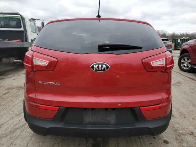 KNDPB3A23D7536822 - 2013 KIA SPORTAGE B RED photo 6