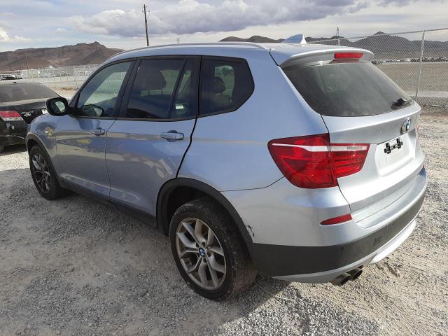 5UXWX7C51CL975937 - 2012 BMW X3 XDRIVE3 SILVER photo 2