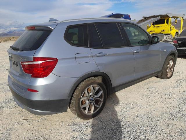 5UXWX7C51CL975937 - 2012 BMW X3 XDRIVE3 SILVER photo 3