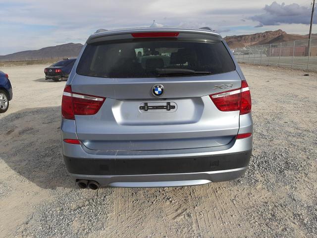 5UXWX7C51CL975937 - 2012 BMW X3 XDRIVE3 SILVER photo 6