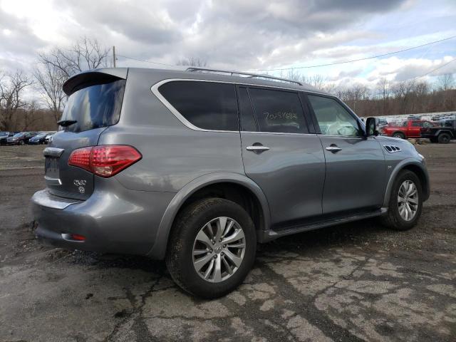 JN8AZ2NE6G9125900 - 2016 INFINITI QX80 GRAY photo 3