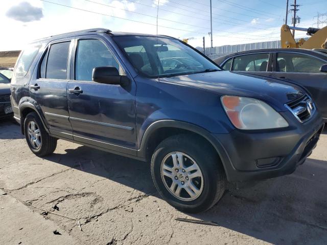 SHSRD78874U258739 - 2004 HONDA CR-V BLUE photo 4