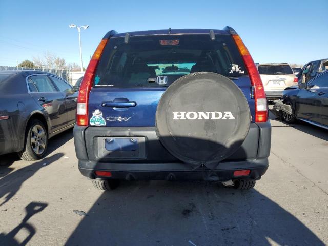 SHSRD78874U258739 - 2004 HONDA CR-V BLUE photo 6