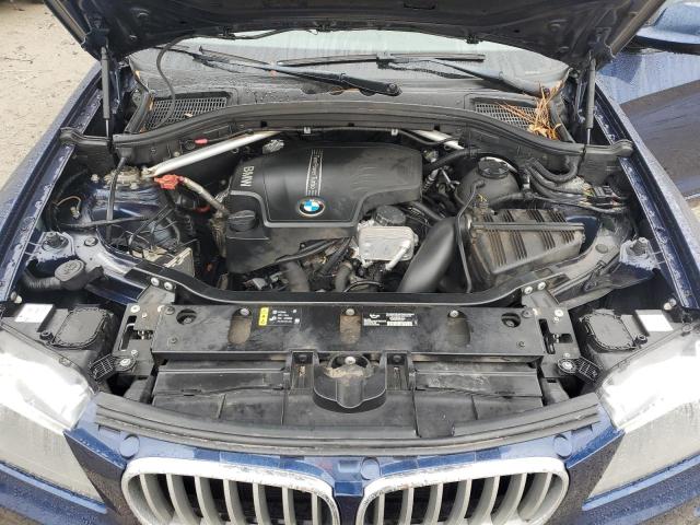 5UXWX9C51E0D28795 - 2014 BMW X3 BLUE photo 12