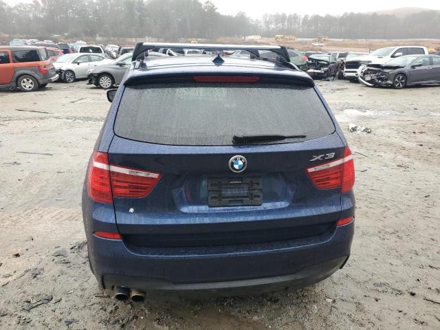 5UXWX9C51E0D28795 - 2014 BMW X3 BLUE photo 6