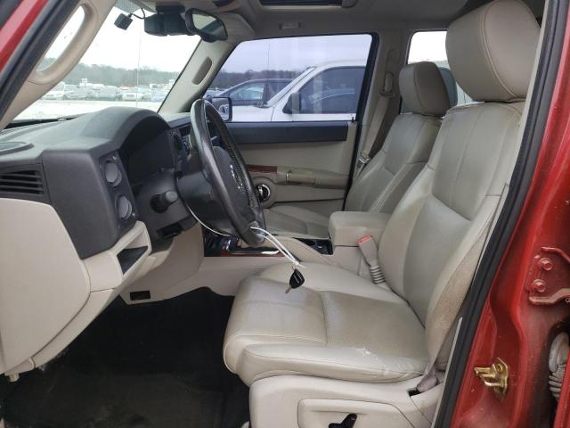 1J8HH58226C247731 - 2006 JEEP COMMANDER 红色 照片 7