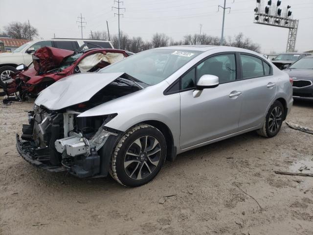 19XFB2F93DE072796 - 2013 HONDA CIVIC EXL Gümüş foto 1