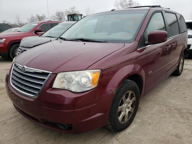 2A8HR54P58R777054 - 2008 CHRYSLER TOWN AND C MAROON photo 1
