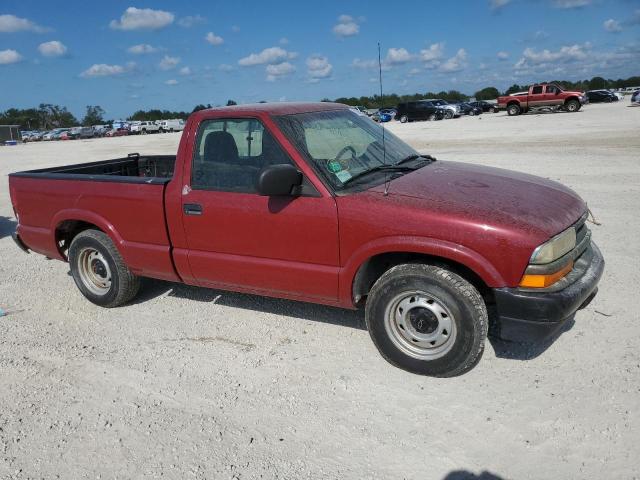 1GCCS14X138187582 - 2003 CHEVROLET S TRUCK S1 BURGUNDY photo 4