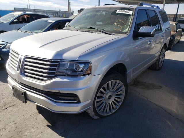 5LMJJ2HT7FEJ14920 - 2015 LINCOLN NAVIGATOR 银色 照片 2