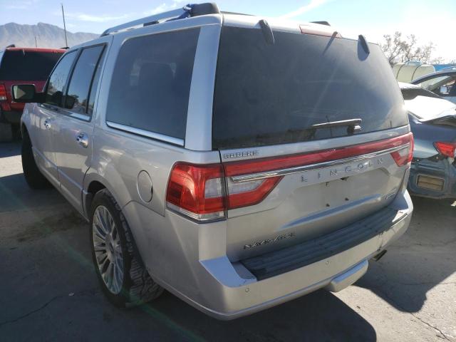 5LMJJ2HT7FEJ14920 - 2015 LINCOLN NAVIGATOR SILVER photo 3