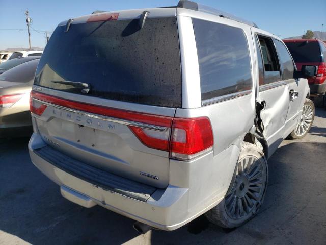 5LMJJ2HT7FEJ14920 - 2015 LINCOLN NAVIGATOR 银色 照片 4