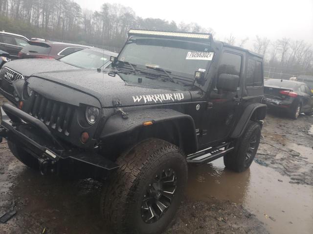 1C4AJWAG0CL284412 - 2012 JEEP WRANGLER S BLACK photo 1