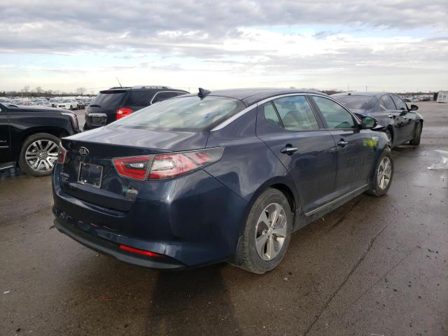 KNAGM4AD2F5082270 - 2015 KIA OPTIMA HYB BLUE photo 4