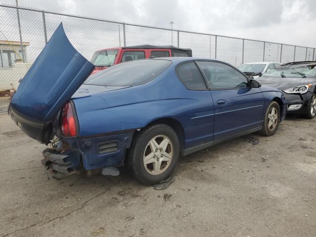 2G1WW12EX49390956 - 2004 CHEVROLET MONTE CARL BLUE photo 3