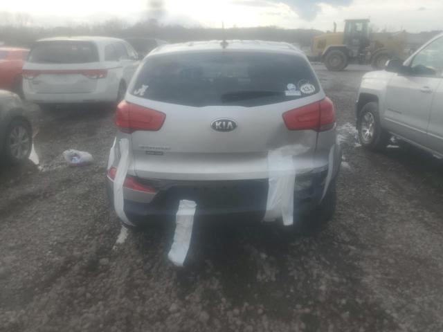 KNDPB3AC4E7554627 - 2014 KIA SPORTAGE B SILVER photo 6