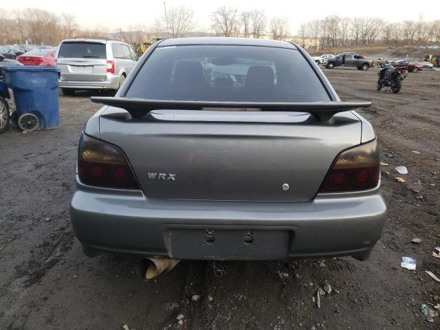 JF1GD29682G531338 - 2002 SUBARU IMPREZA WR GRAY photo 6