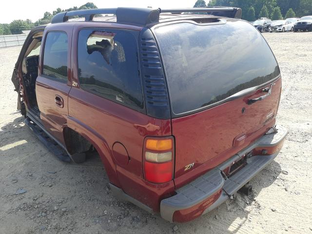 1GNEK13Z94R260969 - 2004 CHEVROLET TAHOE MAROON photo 3