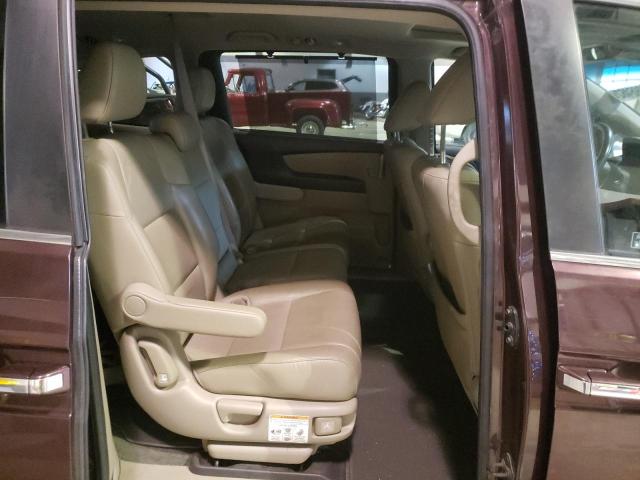 5FNRL5H62BB055672 - 2011 HONDA ODYSSEY EX BURGUNDY photo 11