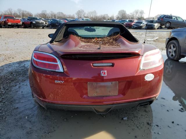 1G8MB35B89Y106700 - 2009 SATURN SKY RED photo 6