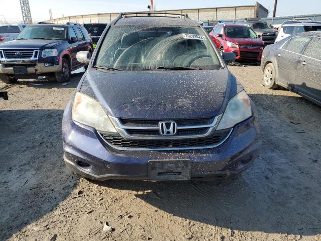 5J6RE4H70AL000494 - 2010 HONDA CR-V EXL BLUE photo 5