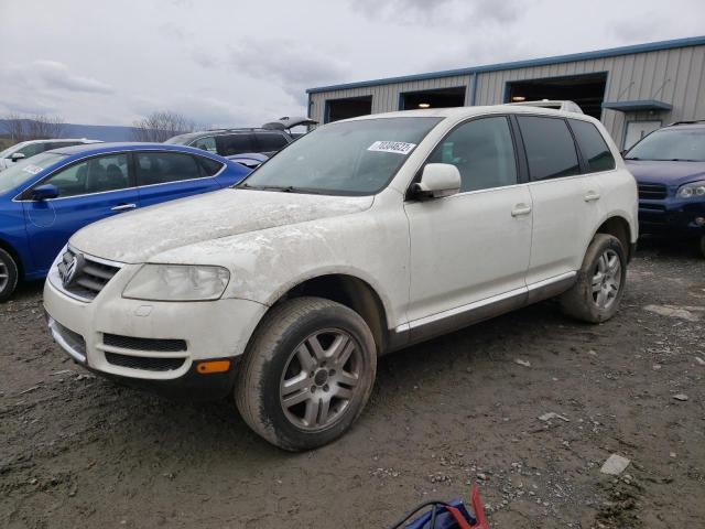 WVGMM77L95D002758 - 2005 VOLKSWAGEN TOUAREG 4. WHITE photo 1