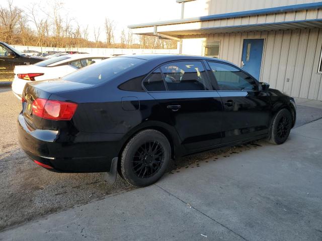 3VW2K7AJ1EM390711 - 2014 VOLKSWAGEN JETTA BASE BLUE photo 3