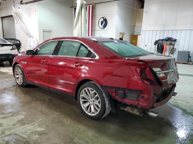 1FAHP2F84HG115071 - 2017 FORD TAURUS LIM RED photo 2