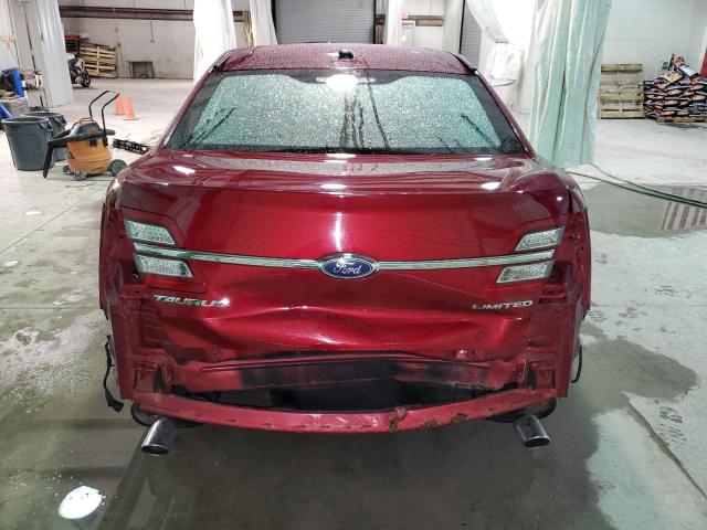 1FAHP2F84HG115071 - 2017 FORD TAURUS LIM RED photo 6