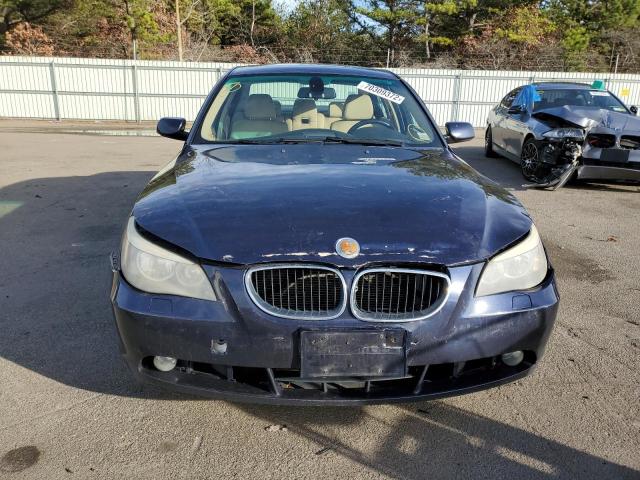 WBANA53575B860493 - 2005 BMW 525 I BLUE photo 5