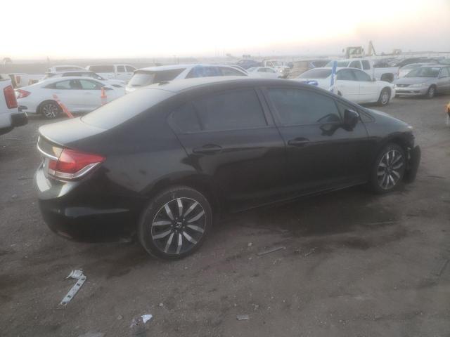 2HGFB2F92EH558877 - 2014 HONDA CIVIC EXL 黑色 照片 3