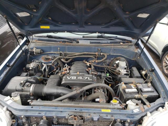 5TDBT44A65S241298 - 2005 TOYOTA SEQUOIA BLUE photo 7