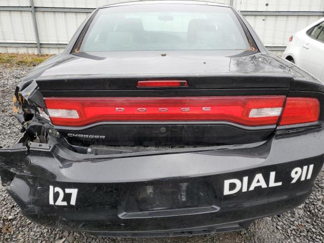 2C3CDXAT4EH244552 - 2014 DODGE CHARGER PO BLACK photo 6