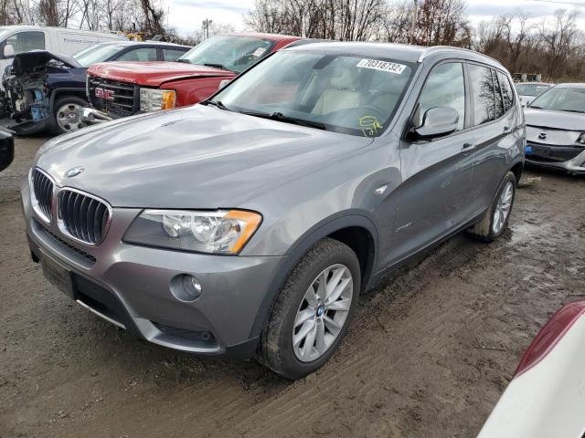 5UXWX9C58D0A08517 - 2013 BMW X3 XDRIVE2 SILVER photo 1