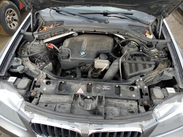 5UXWX9C58D0A08517 - 2013 BMW X3 XDRIVE2 SILVER photo 12