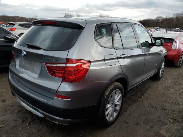 5UXWX9C58D0A08517 - 2013 BMW X3 XDRIVE2 SILVER photo 3