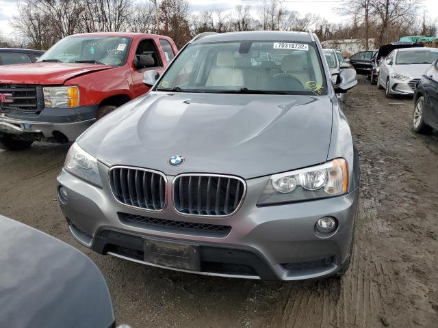 5UXWX9C58D0A08517 - 2013 BMW X3 XDRIVE2 SILVER photo 5