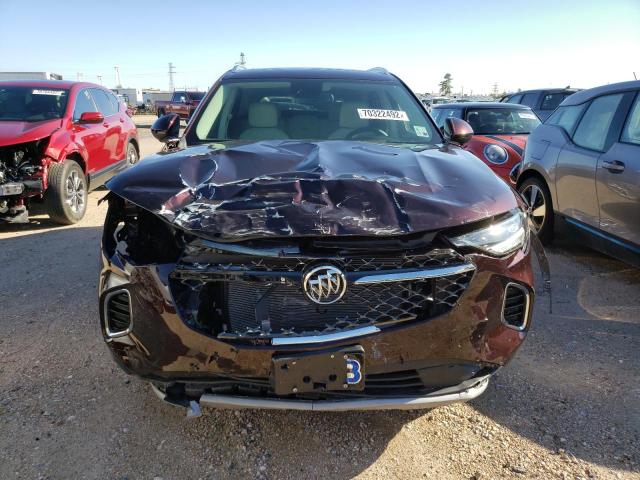 LRBFZRR47ND021162 - 2022 BUICK ENVISION A MAROON photo 5