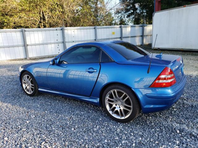 WDBKK65F83F272878 - 2003 MERCEDES-BENZ SLK 320 BLUE photo 2