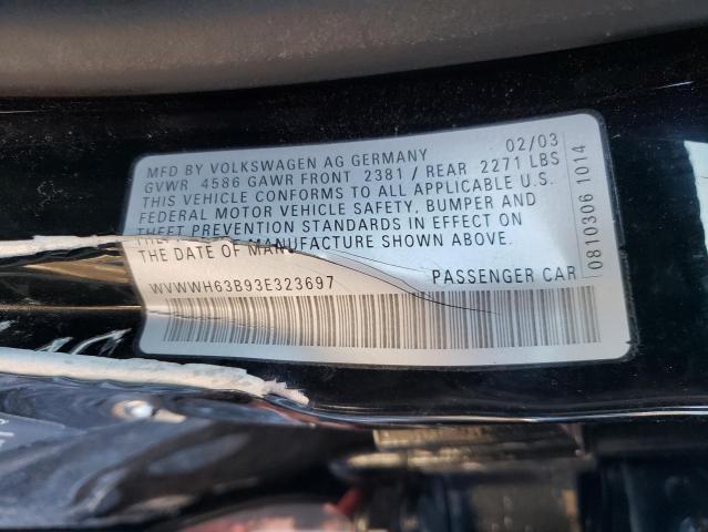 WVWWH63B93E****** - 2003 VOLKSWAGEN PASSAT GLX Qara foto 12